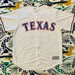 Texas Rangers Majestic Cool Base Beltre Jersey Large